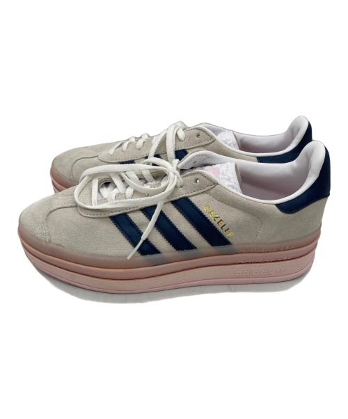 adidas（アディダス）adidas (アディダス) Gazelle Bold ベージュ×ピンク サイズ:SIZE 26cmの古着・服飾アイテム