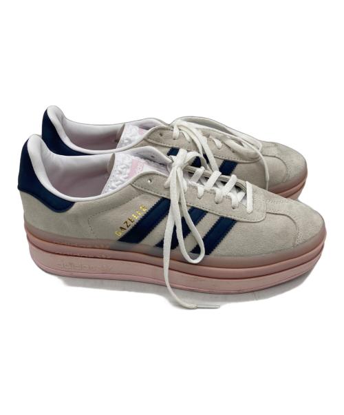 adidas（アディダス）adidas (アディダス) Gazelle Bold ベージュ×ピンク サイズ:SIZE 26cmの古着・服飾アイテム