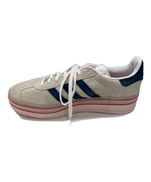 adidas（アディダス）adidas (アディダス) Gazelle Bold ベージュ×ピンク サイズ:SIZE 26cmの古着・服飾アイテム