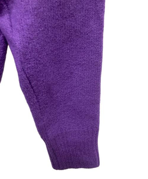 AMI Alexandre Mattiussi（アミアレクサンドルマテュッシ）AMI Alexandre Mattiussi (アミアレクサンドルマテュッシ) AMI DE COEUR CREW NECK SWEATER パープル サイズ:XSの古着・服飾アイテム
