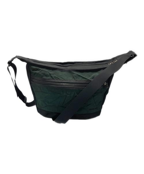 master-piece（マスターピース）master-piece (マスターピース) REBIRTH PROJECT (リバースプロジェクト) Folder ショルダーバッグ ブラック×グリーンの古着・服飾アイテム