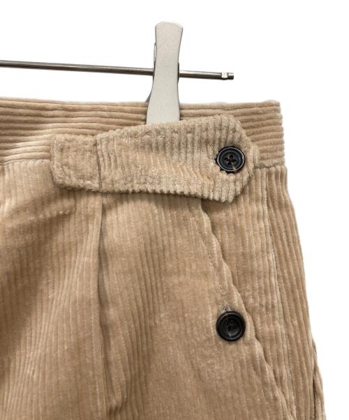 T-MICHAEL（ティーマイケル）T-MICHAEL (ティーマイケル) コーデュロイワイドパンツ ベージュ サイズ:48の古着・服飾アイテム