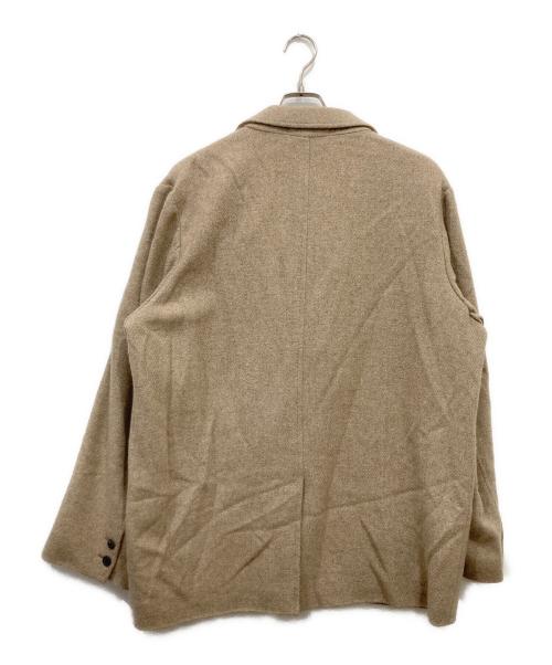 ATON（エイトン）ATON (エイトン) WASHED CASHMERE OVERSIZED JACKET ベージュ サイズ:06の古着・服飾アイテム