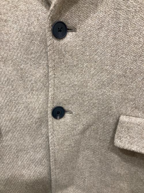ATON（エイトン）ATON (エイトン) WASHED CASHMERE OVERSIZED JACKET ベージュ サイズ:06の古着・服飾アイテム