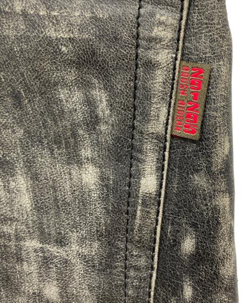 291295=HOMME（ニーキューイチニーキューゴオム）291295=HOMME (ニーキューイチニーキューゴオム) ゴートレザーパンツ グレー サイズ:１の古着・服飾アイテム