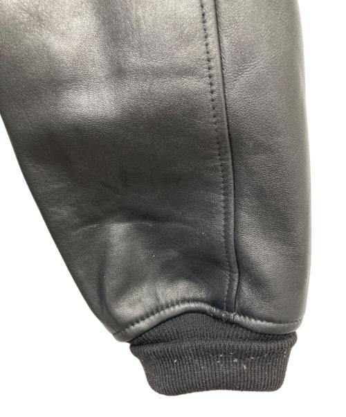 Retro Grade（レトログレード）Retro Grade (レトログレード) レザーFLIGHT JACKET / レザー フライトジャケット ブラック サイズ:Mの古着・服飾アイテム