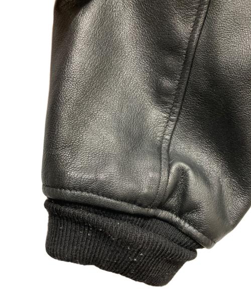 Retro Grade（レトログレード）Retro Grade (レトログレード) レザーFLIGHT JACKET / レザー フライトジャケット ブラック サイズ:Mの古着・服飾アイテム