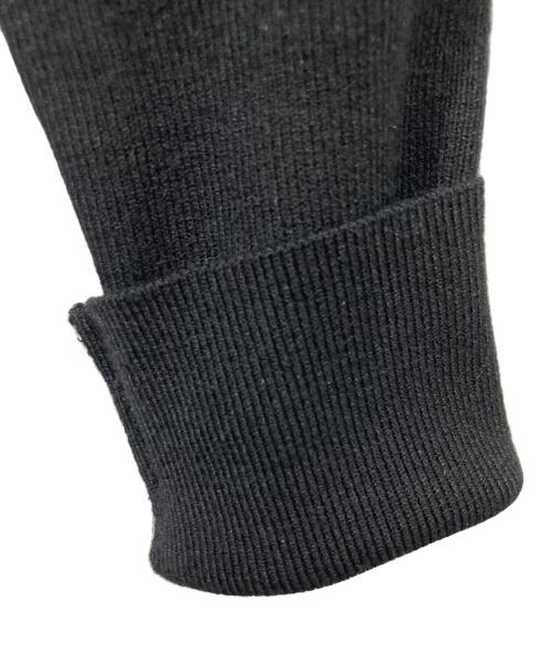 ANDREA&Co.（アンドレアアンドコー）ANDREA&Co. (アンドレアアンドコー) LACE LINE CUTOUT KNIT ブラック サイズ:Freeの古着・服飾アイテム