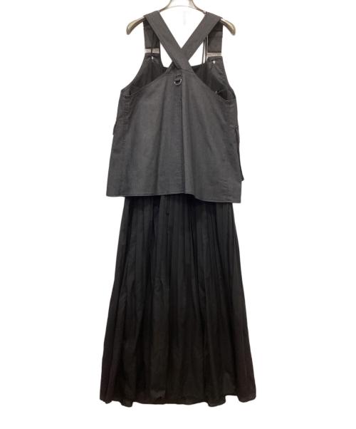 Ameri（アメリ）Ameri (アメリ) WORK VEST SET DRESS ブラック サイズ:Mの古着・服飾アイテム