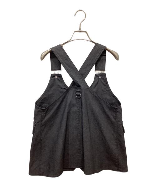 Ameri（アメリ）Ameri (アメリ) WORK VEST SET DRESS ブラック サイズ:Mの古着・服飾アイテム