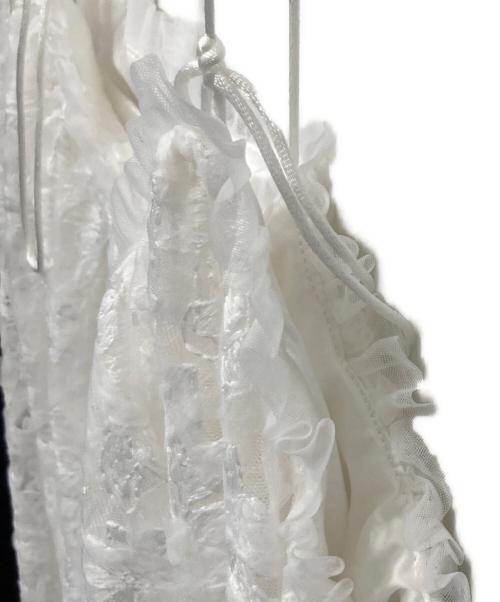 Ameri（アメリ）Ameri (アメリ) MEDI ADJUST SHELLY GATHER DRESS ホワイト サイズ:Mの古着・服飾アイテム