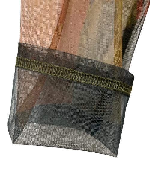 Ameri（アメリ）Ameri (アメリ) ジプシーアートドレス ブラック×イエロー サイズ:Mの古着・服飾アイテム