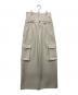 Ameri（アメリ）の古着「DENIM LIKE CORSET WORK PANTS」｜ベージュ