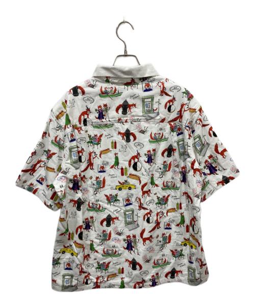 maison kitsune（メゾンキツネ）maison kitsune (メゾンキツネ) 22SS ホノルルシャツ ホワイト サイズ:Mの古着・服飾アイテム