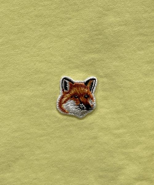 maison kitsune（メゾンキツネ）maison kitsune (メゾンキツネ) スウェット / ラグランスウェット イエロー サイズ:Lの古着・服飾アイテム