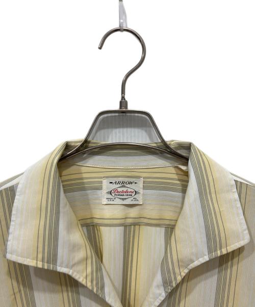 ARROW（アロー）ARROW (アロー) 開襟シャツ イエロー サイズ:XLの古着・服飾アイテム