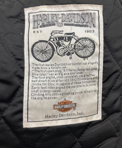 HARLEY-DAVIDSON（ハーレーダビッドソン）HARLEY-DAVIDSON (ハーレーダビッドソン) ダブルライダースジャケット ブラック サイズ:36の古着・服飾アイテム