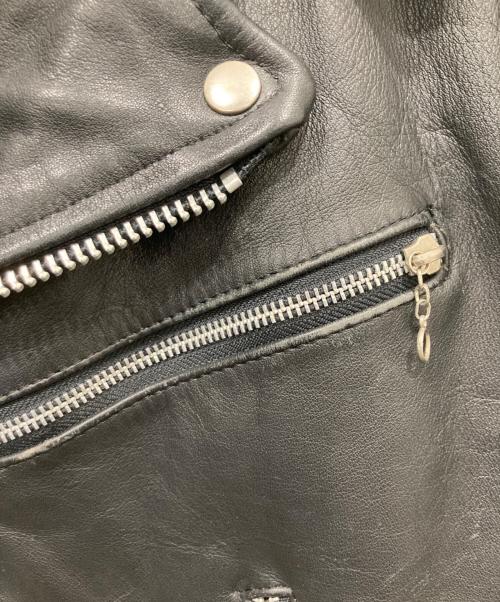 HARLEY-DAVIDSON（ハーレーダビッドソン）HARLEY-DAVIDSON (ハーレーダビッドソン) ダブルライダースジャケット ブラック サイズ:36の古着・服飾アイテム