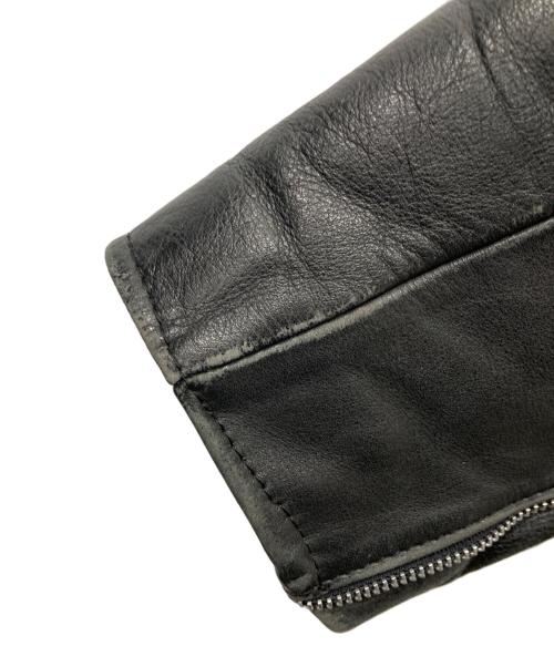 HARLEY-DAVIDSON（ハーレーダビッドソン）HARLEY-DAVIDSON (ハーレーダビッドソン) ダブルライダースジャケット ブラック サイズ:36の古着・服飾アイテム