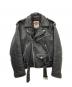 HARLEY-DAVIDSON（ハーレーダビッドソン）の古着「ダブルライダースジャケット」｜ブラック