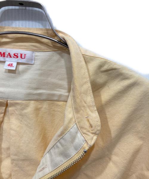 masu（エムエーエスユー）masu (エムエーエスユー) ZIP-UP OXFORD SHIRTS / ジップアップ オックスフォード シャツ オレンジ サイズ:48の古着・服飾アイテム