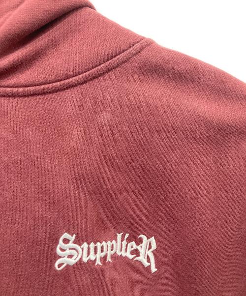 SUPPLIER（サプライヤー）SUPPLIER (サプライヤー) STUDS CROSS HOODIE ワインレッド サイズ:XLの古着・服飾アイテム