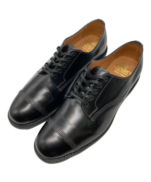SANDERS（サンダース）SANDERS (サンダース) Military Derby Shoe ブラック サイズ:7の古着・服飾アイテム