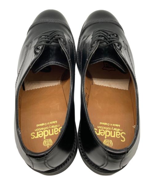 SANDERS（サンダース）SANDERS (サンダース) Military Derby Shoe ブラック サイズ:7の古着・服飾アイテム