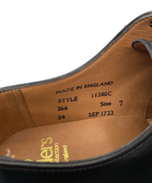 SANDERS（サンダース）SANDERS (サンダース) Military Derby Shoe ブラック サイズ:7の古着・服飾アイテム
