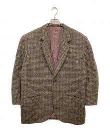 Y's for men（ワイズフォーメン）の古着「ツイード2Bジャケット」｜ブラウン