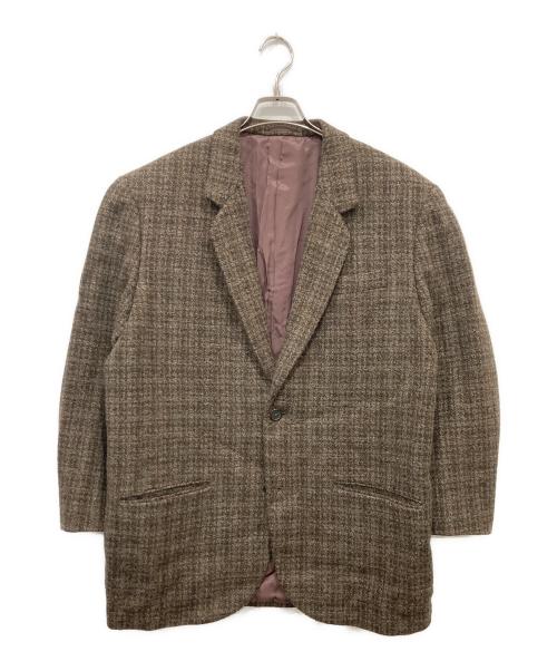 Y's for men（ワイズフォーメン）Y's for men (ワイズフォーメン) ツイード2Bジャケット ブラウン サイズ:Mの古着・服飾アイテム