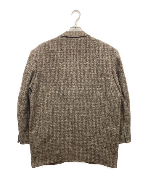 Y's for men（ワイズフォーメン）Y's for men (ワイズフォーメン) ツイード2Bジャケット ブラウン サイズ:Mの古着・服飾アイテム