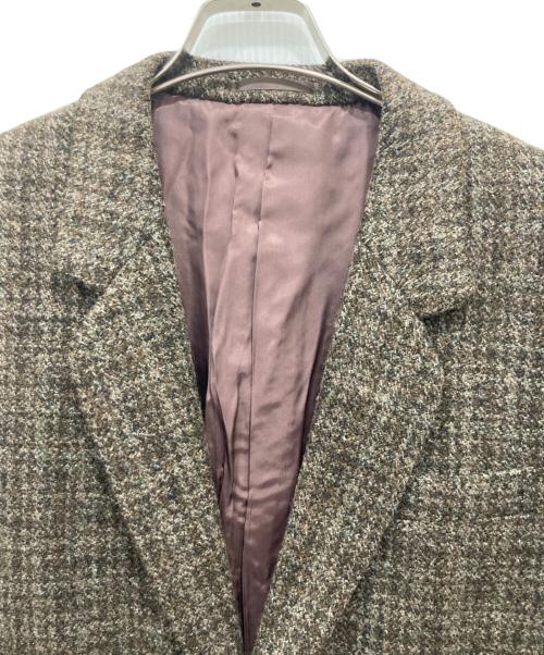 Y's for men（ワイズフォーメン）Y's for men (ワイズフォーメン) ツイード2Bジャケット ブラウン サイズ:Mの古着・服飾アイテム