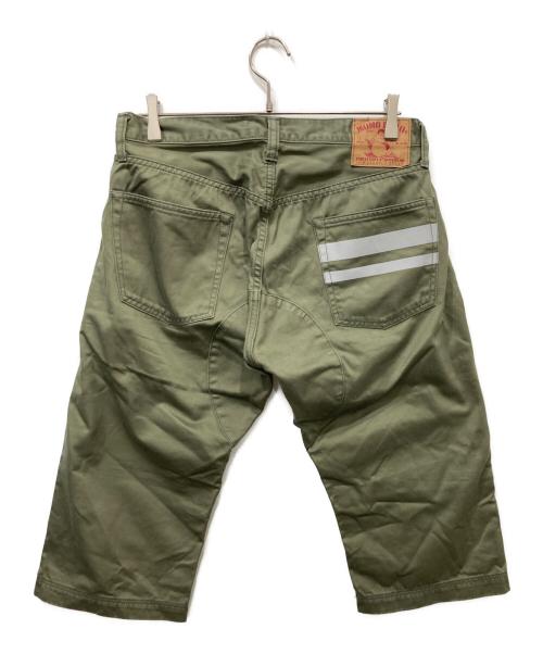 MOMOTARO JEANS（桃太郎ジーンズ）MOMOTARO JEANS (桃太郎ジーンズ) クロップドパンツ グリーン サイズ:34の古着・服飾アイテム