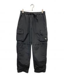 stussy（ステューシー）の古着「Zip Off Cargo Pant / ジップオフカーゴパンツ」｜ブラック