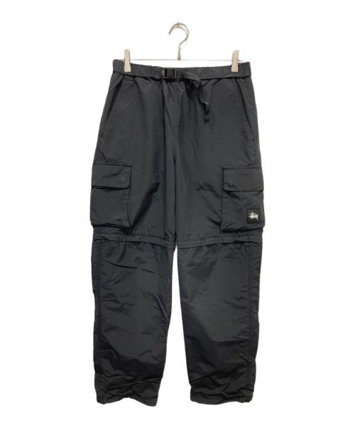 stussy（ステューシー）stussy (ステューシー) Zip Off Cargo Pant / ジップオフカーゴパンツ ブラック サイズ:Sの古着・服飾アイテム