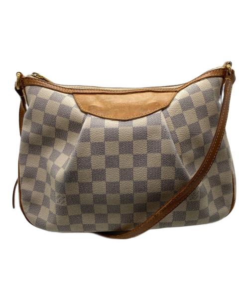 LOUIS VUITTON（ルイ ヴィトン）LOUIS VUITTON (ルイ ヴィトン) ダミエ・アズール シラクーサPM ショルダーバッグ ホワイトの古着・服飾アイテム