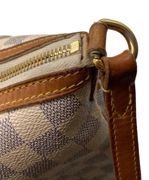LOUIS VUITTON（ルイ ヴィトン）LOUIS VUITTON (ルイ ヴィトン) ダミエ・アズール シラクーサPM ショルダーバッグ ホワイトの古着・服飾アイテム