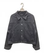 DANKE SCHONダンケ シェーン）の古着「オーバーサイズデニムジャケット」｜ブラック