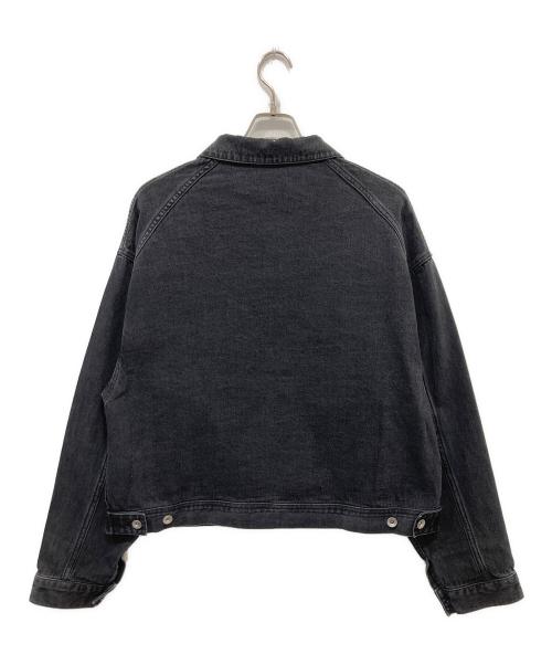 DANKE SCHON（ダンケ シェーン）DANKE SCHON (ダンケ シェーン) オーバーサイズデニムジャケット ブラック サイズ:Lの古着・服飾アイテム