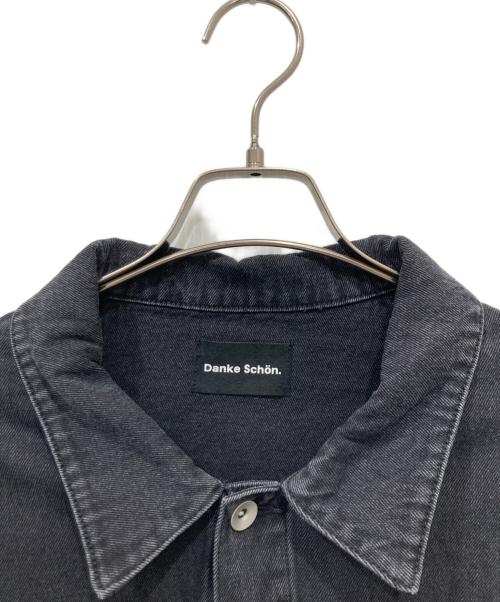 DANKE SCHON（ダンケ シェーン）DANKE SCHON (ダンケ シェーン) オーバーサイズデニムジャケット ブラック サイズ:Lの古着・服飾アイテム