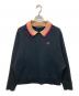 FRED PERRY（フレッドペリー）の古着「KNITTED COLLAR SWEATSHIRT」｜ブラック