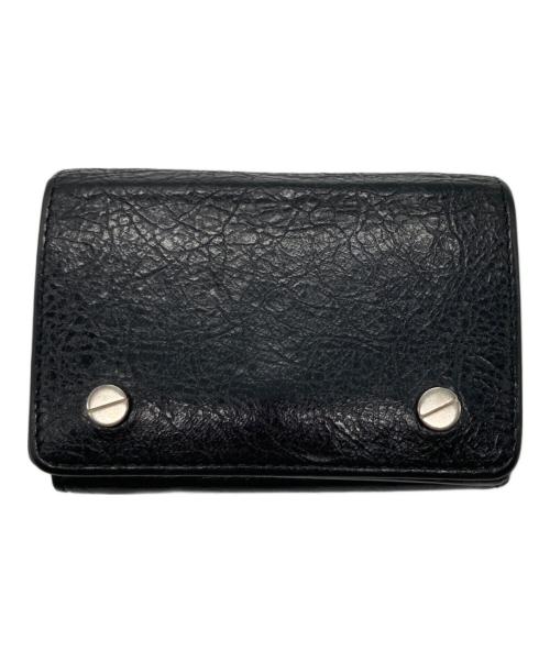 BALENCIAGA（バレンシアガ）BALENCIAGA (バレンシアガ) 3つ折り財布 ブラックの古着・服飾アイテム