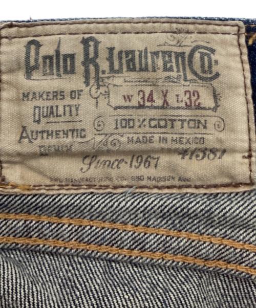 POLO RALPH LAUREN（ポロ・ラルフローレン）POLO RALPH LAUREN (ポロ・ラルフローレン) デニムパンツ インディゴ サイズ:34の古着・服飾アイテム