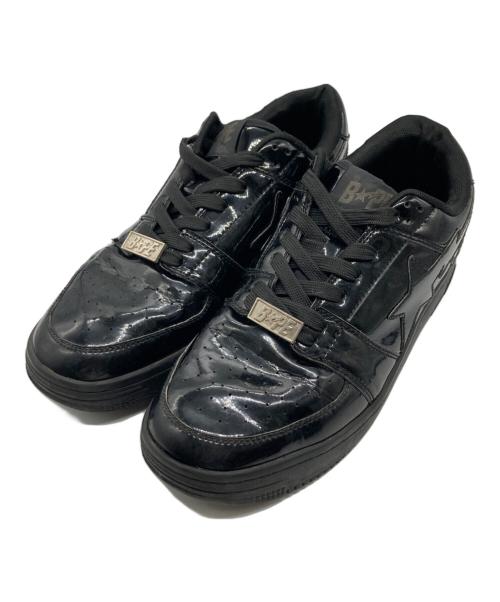 BAPE BY A BATHING APE（ベイプバイアベイシングエイプ）BAPE BY A BATHING APE (ベイプバイアベイシングエイプ) ローカットスニーカー / BAPE STA™ LOW ブラック サイズ:26.5cmの古着・服飾アイテム