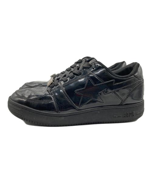 BAPE BY A BATHING APE（ベイプバイアベイシングエイプ）BAPE BY A BATHING APE (ベイプバイアベイシングエイプ) ローカットスニーカー / BAPE STA™ LOW ブラック サイズ:26.5cmの古着・服飾アイテム
