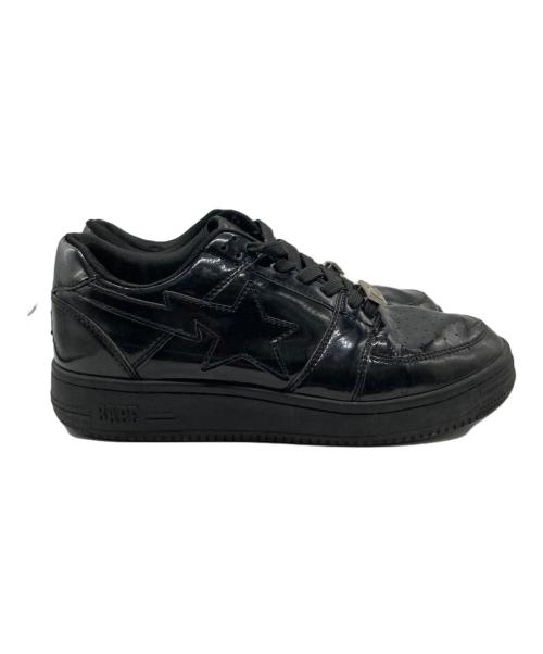 BAPE BY A BATHING APE（ベイプバイアベイシングエイプ）BAPE BY A BATHING APE (ベイプバイアベイシングエイプ) ローカットスニーカー / BAPE STA™ LOW ブラック サイズ:26.5cmの古着・服飾アイテム