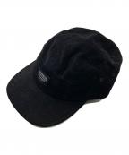 SUPREMEシュプリーム）の古着「Corduroy Pocket Camp Cap」｜ブラック