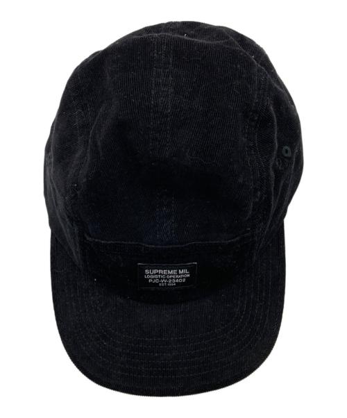 SUPREME（シュプリーム）SUPREME (シュプリーム) Corduroy Pocket Camp Cap ブラックの古着・服飾アイテム