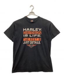 HARLEY-DAVIDSON（ハーレーダビッドソン）の古着「プリントTシャツ」｜ブラック